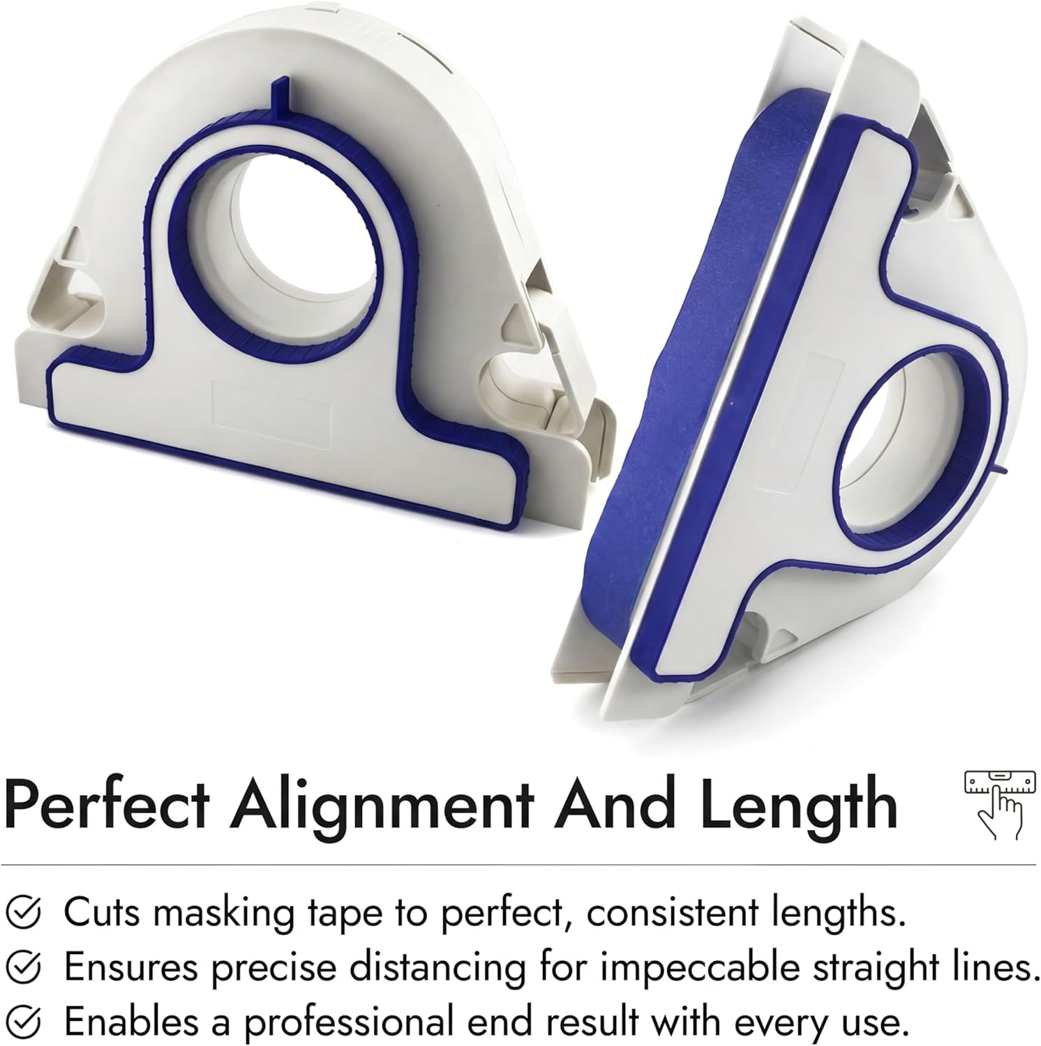 Painters Tape Applicator, Masking Master Tape Dispenser with Scraper, Masking Paint Tape Applicator Set for Painting Trim, Wall and Floor Painting