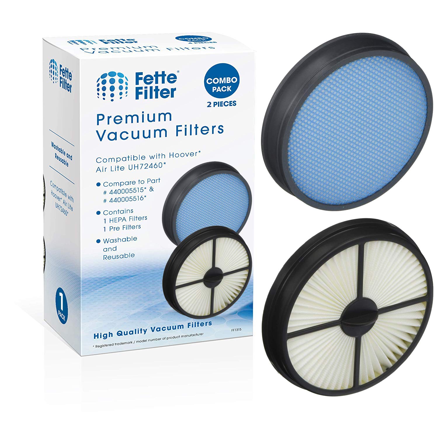 Buy Fette Filter Vacuum Filter Set Compatible with Hoover Upright