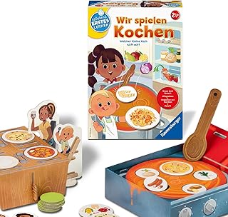 Ravensburger 24734 - We Play Cooking - Educational Game for Children from 2.5 Years, Playing First Learning for 1-4 Players