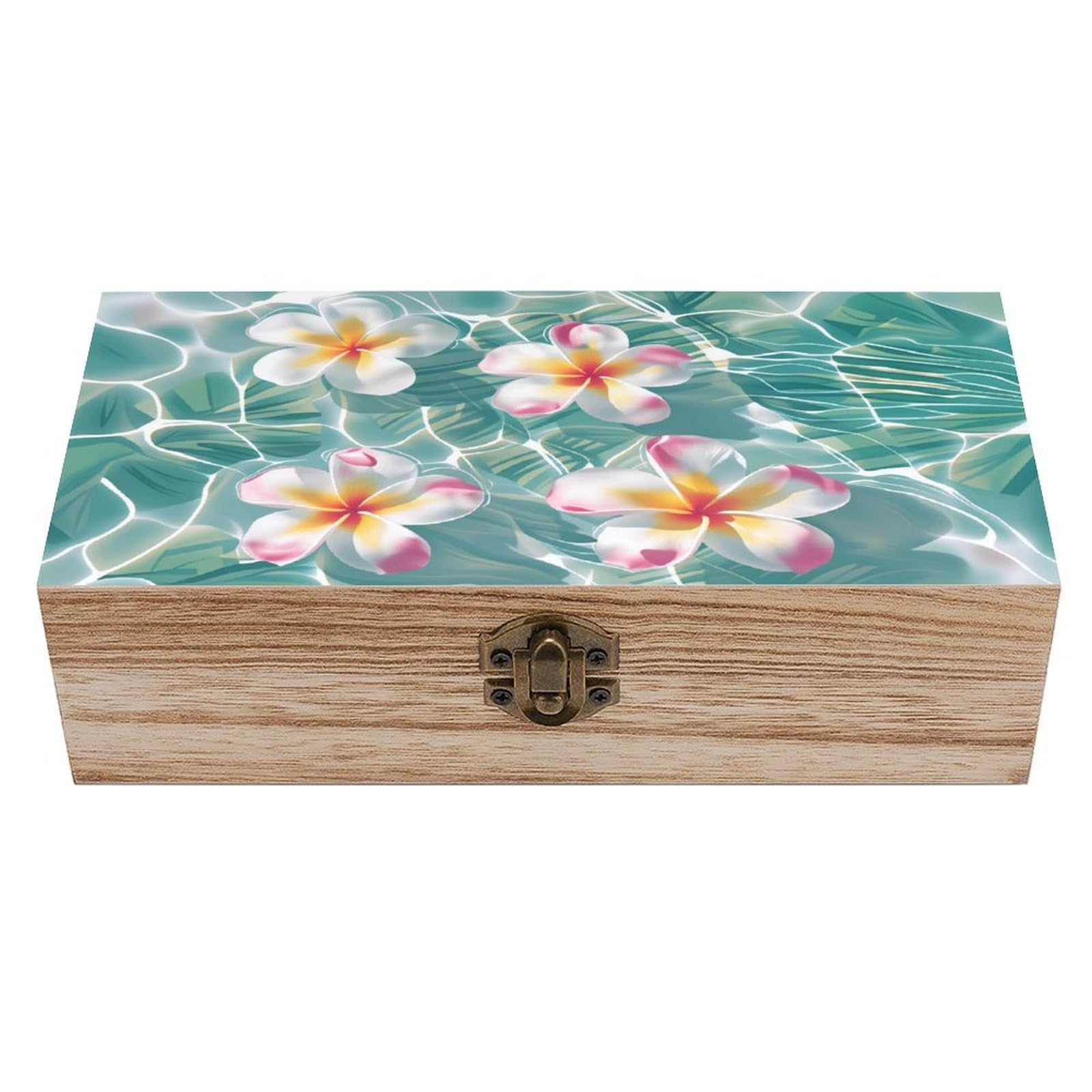 asbwuo ttering Floral Vintage Wooden Keepsake Box