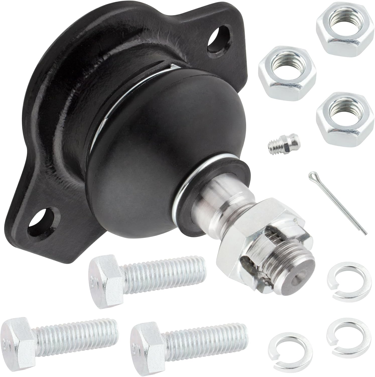 2 PCS Front Upper Ball Joint K8142 Fits 70-71 for Ford Torino, 70-71 Ranchero, 70 Fairlane, 64-73 Mustang, 70-77 Maverick, 70 Falcon, 71-77 Mercury Comet, 70-71 Montego, 70-71 Cyclone