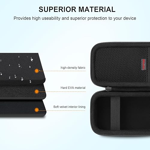 Miniatura 5 de Elonbo Estuche de transporte compatible con compresor de aire portátil Airmo a inflador de neumáticos, 120 PSI inflador de neumáticos de automóvil,