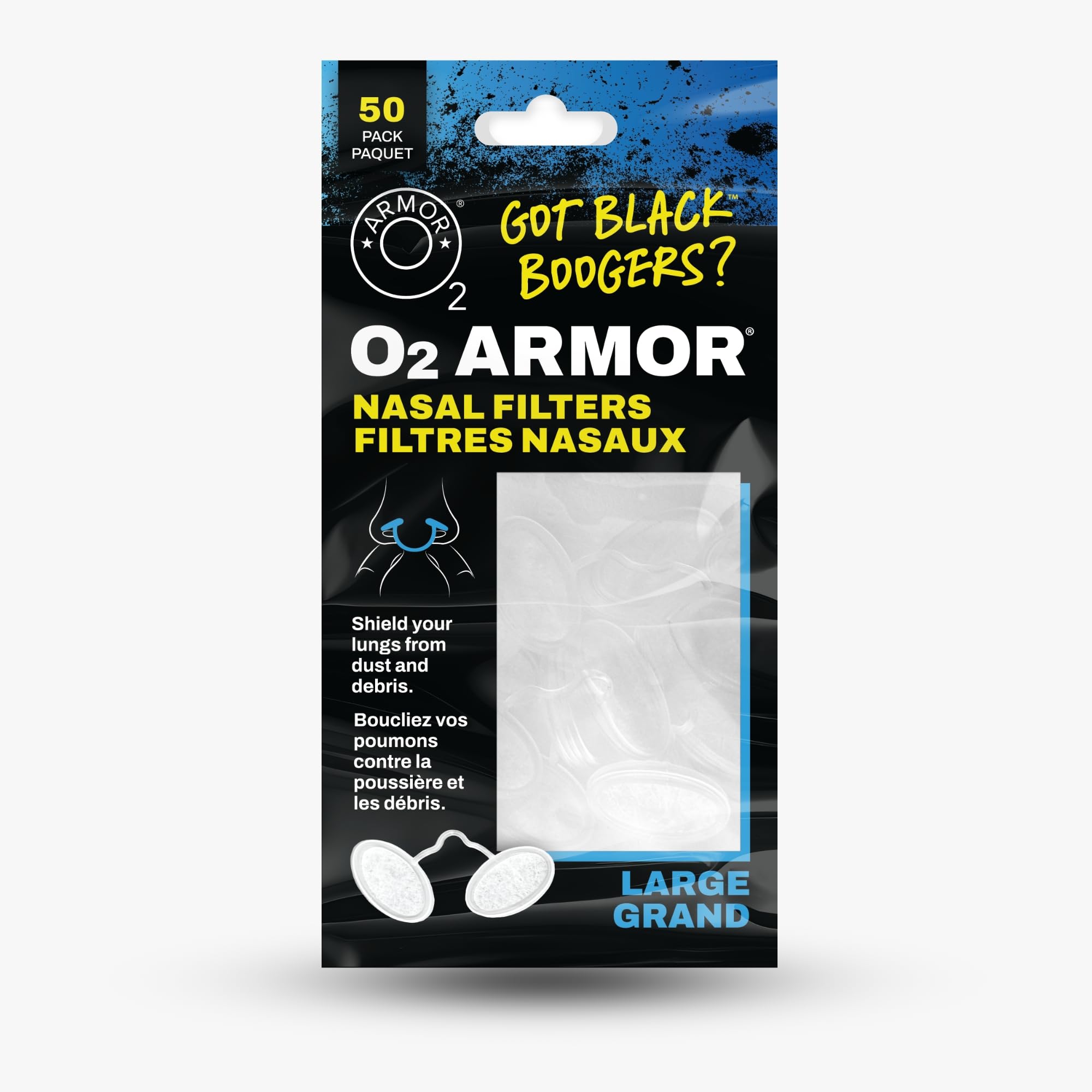 O2 Armor Nose Filters for Welders & Allergies - Nose Filter for