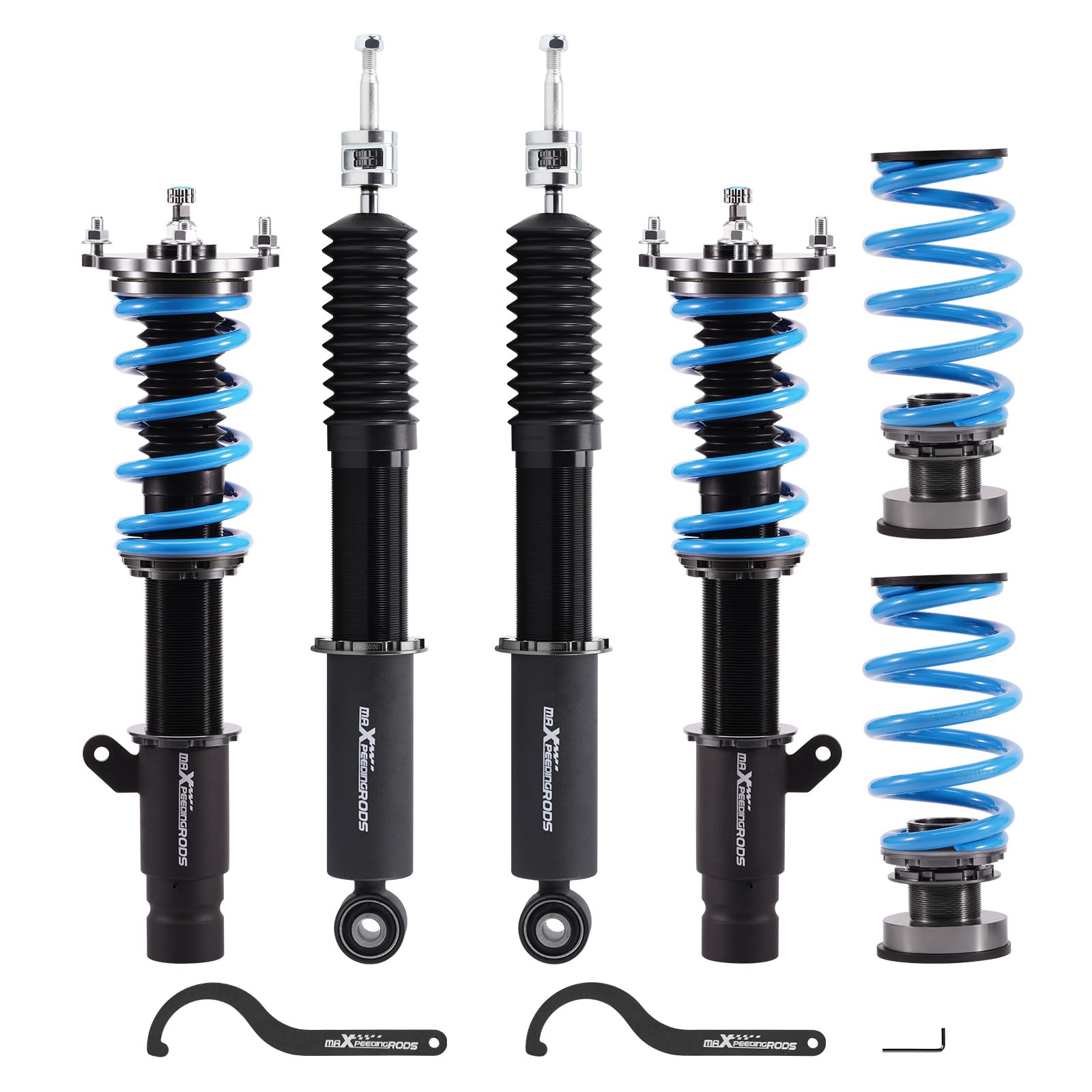 maXpeedingrods Coilover for Honda Accord CV1/CV2/CV3 2018-2022, 24 Levels Damper Adjustable Coil-overs Suspension Kit Strut, Height Adjustable Shock