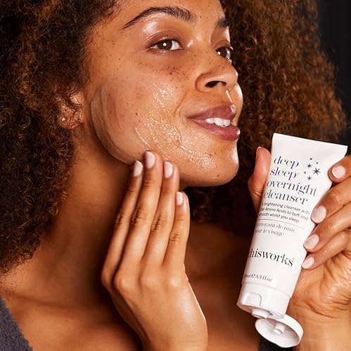 Miniatura 5 de THISWORKS Deep Sleep - Limpiador durante la noche, con aminoácidos de avena y ácido hialurónico para exfoliar y rehidratar suavemente, 3.4 fl oz