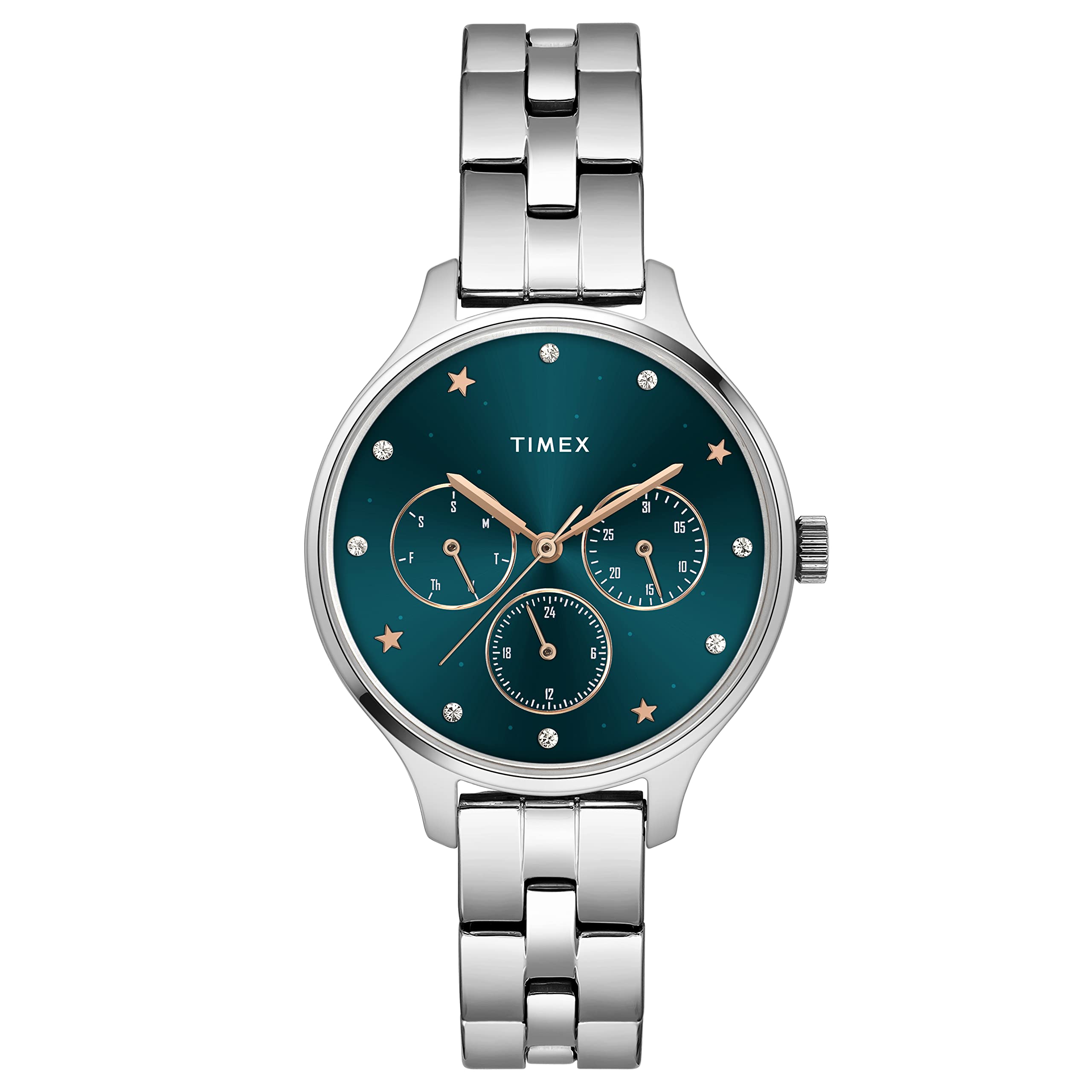 TIMEX Analog Blue Dial Womens Watch - TWEL14813 (B0BQM2T2PJ) Amazon Price History, Amazon Price Tracker