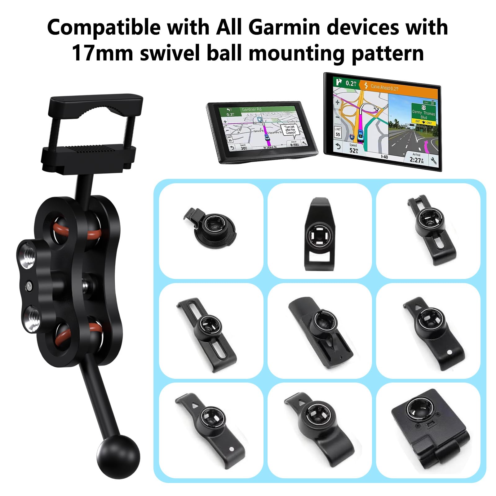 Amazon.com: for Garmin GPS Mount,Compatible with Garmin Nuvi, RV