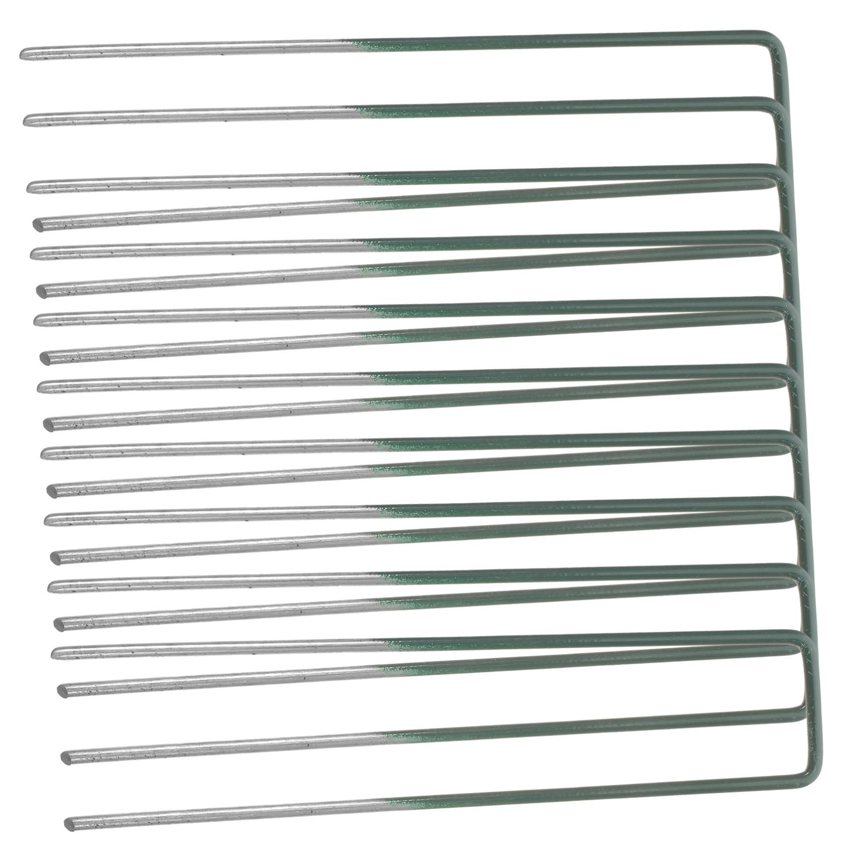 Piquets de pelouse verts pour tissu de contrôle et fixation de bâche de potager