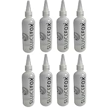Sluice Fox Snifter Bottle for Gold Panning Mining and Prospecting; Plastic Cleanup Tool for paydirt fine Gold Recovery in Your Gold Prospecting Tool kit