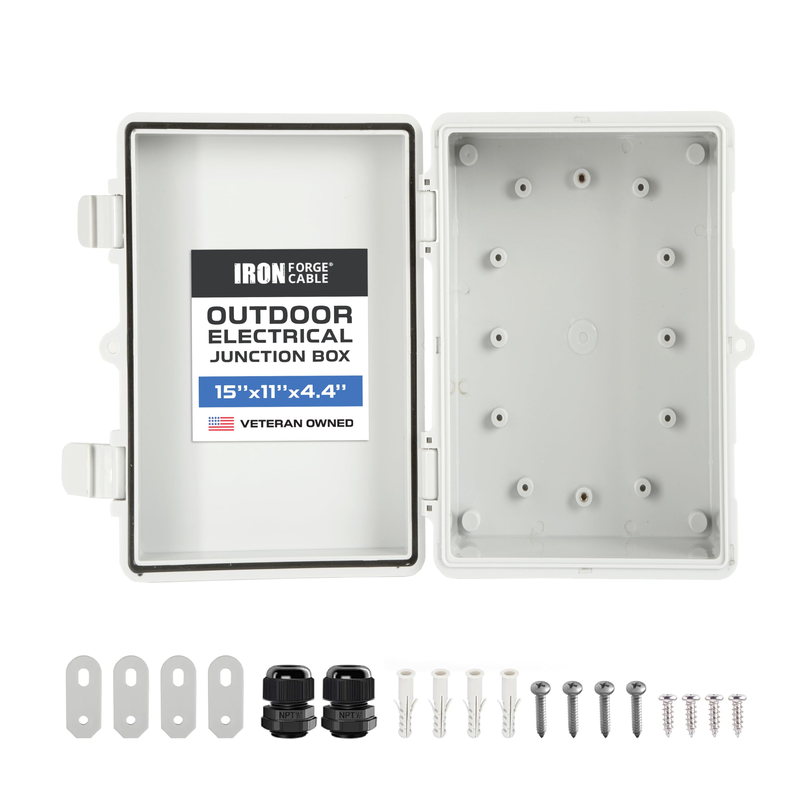 Iron Forge Outdoor Junction Box - Waterproof -9 Iron Forge Outdoor Junction Box - Waterproof -9