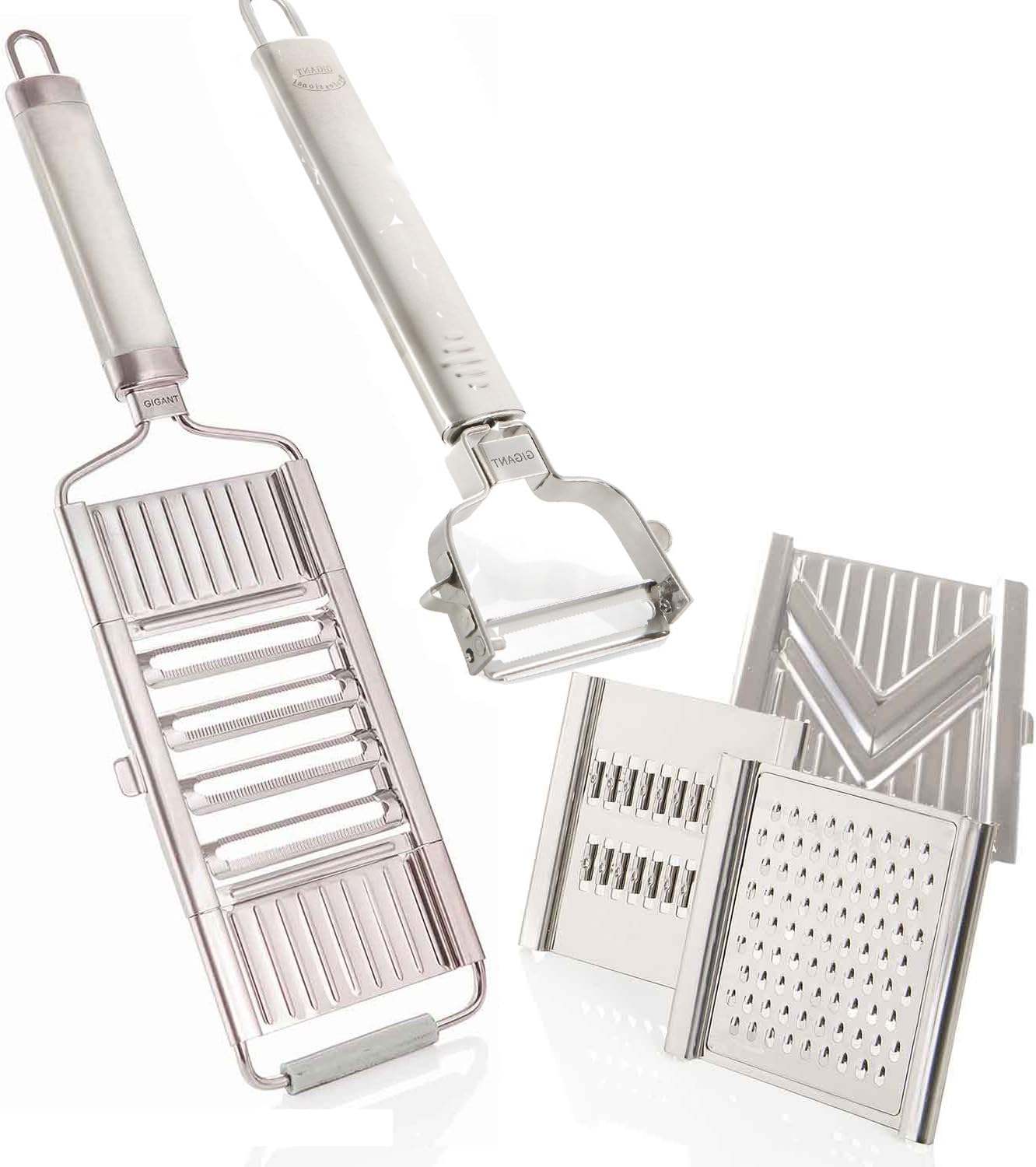 Muxel'sGigant 4blade slicer with economy peeler and food holder