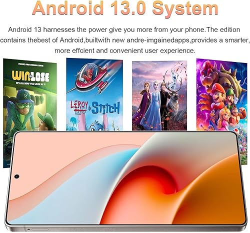 Miniatura 4 de SZMAIJII UIS25 - Teléfono Android desbloqueado barato de 6.92 pulgadas - Smartphone desbloqueado con 64 GB de ROM y batería de 24 horas - Teléfonos