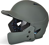 Champro HX Gamer Plus Batting Helmet with Reversible Jaw Guard - NOCSAE Certified, Max Airflow & Comfort