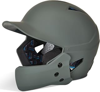 Champro HX Gamer Plus Batting Helmet with Reversible Jaw Guard - NOCSAE Certified, Max Airflow & Comfort