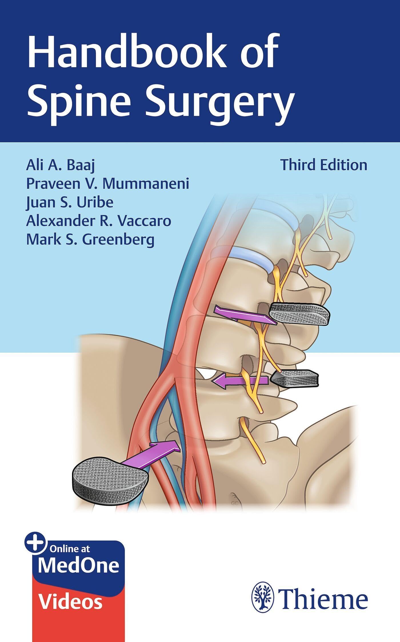 Handbook of Spine Surgery : Baaj, Ali A., Mummaneni, Praveen