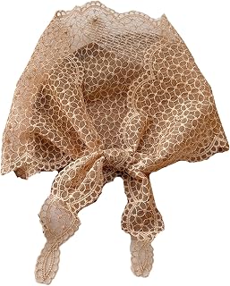 Mass Veil Lace Scarf 1950s Retro Hair Tie Church Veil Headcovering Lace Mantilla Veil Tulle Scarf Lace