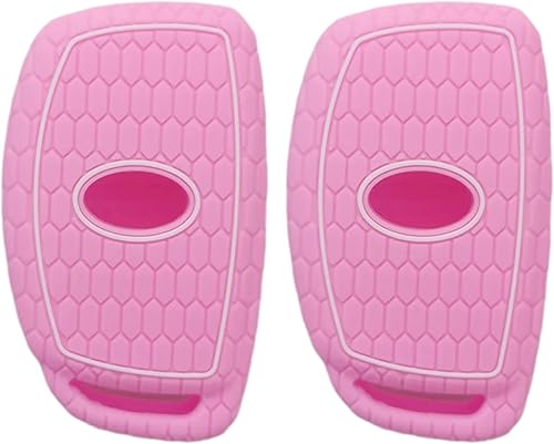 Vista 19 de Funda de goma de silicona para llavero compatible con Hyundai Elantra Elantra GT Ioniq Sonata Tucson SY5MDFNA433 2016-2021, no es para llaves
