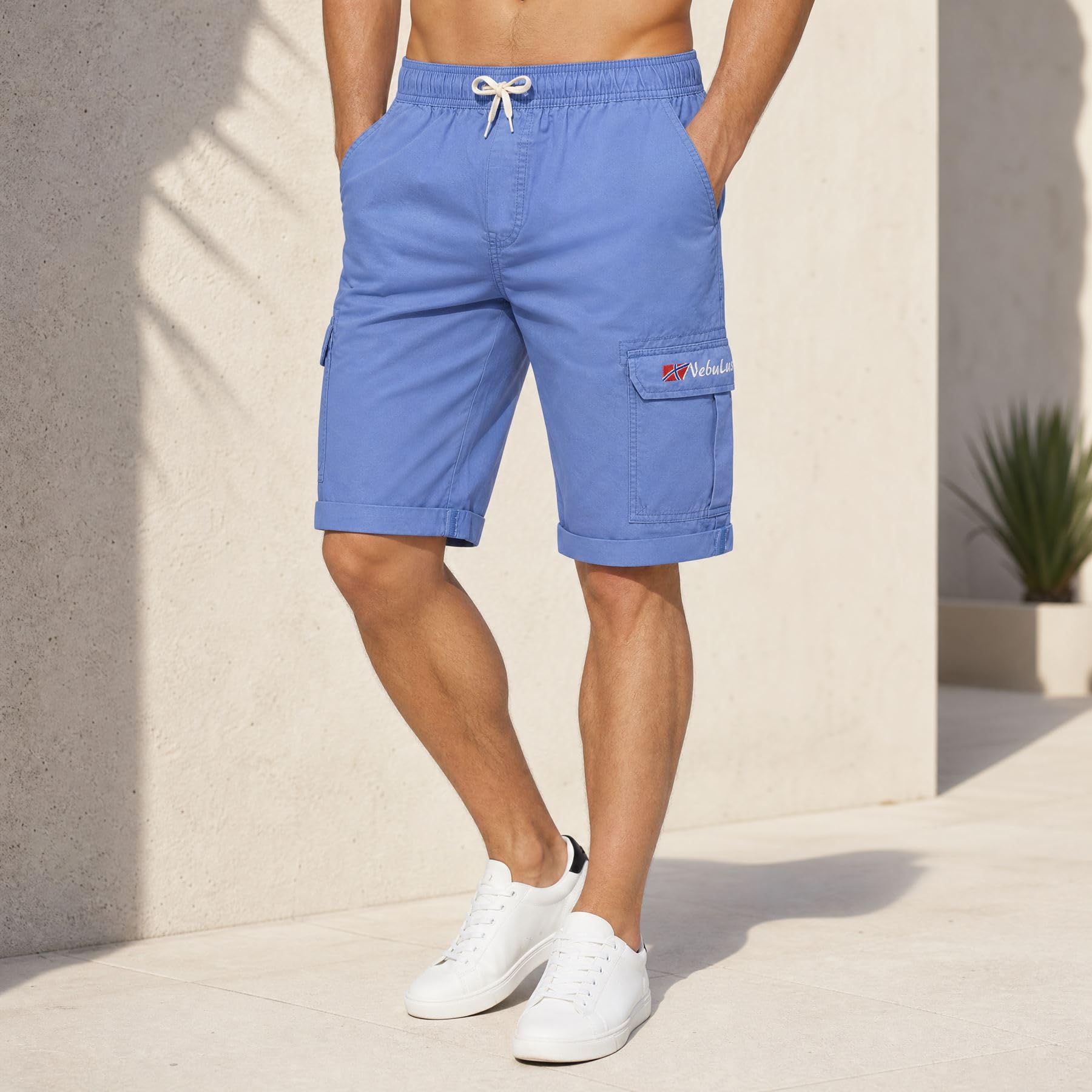 Nebulus Pantaloncini cargo da uomo