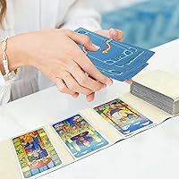 Vista 6 de Knana 3 piezas Soporte para cartas de Tarot, Bolso de Terciopelo para Tarot, Accesorios de Tarot - Blanco y Gris