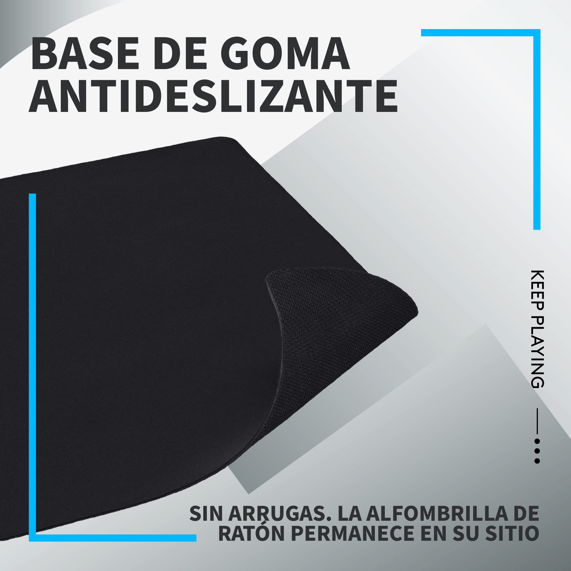 Logitech G G240 Alfombrilla de Ratón Gaming 340x280x1mm Negra