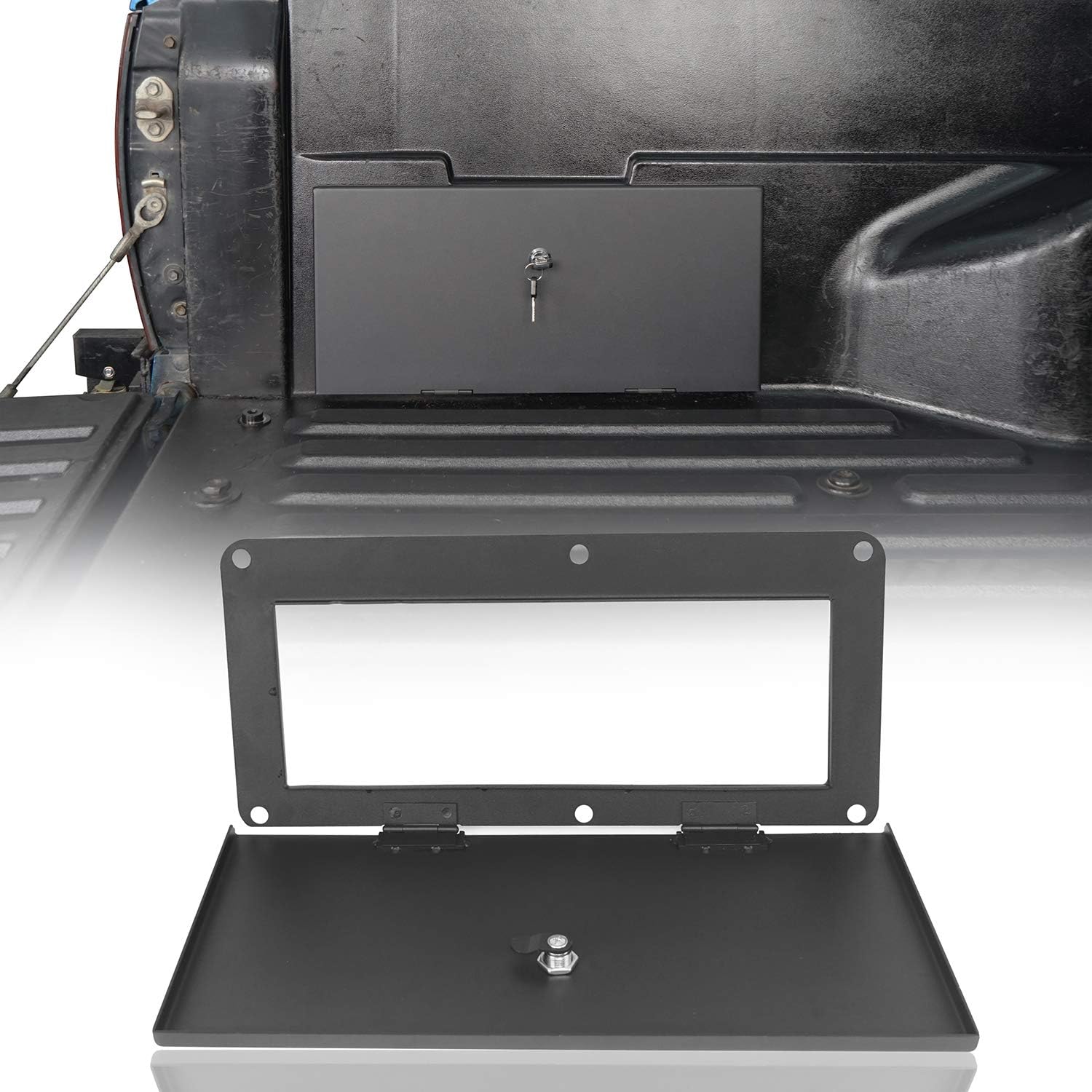 u-Box Tacoma Bed Locking Storage Security Box Compatible with Toyota Tacoma 2/3 Gen Pickup Truck 2005-2024