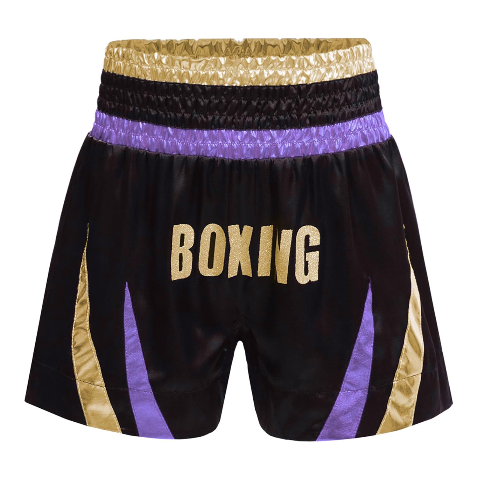 inlzdz Costume da Pugile Ragazzi Ragazze Accappatoio Boxe + Pantaloncini Muay Thai MMA Kickboxing Abbigliamento Training Cage Fighting Grappling Arti Marziali