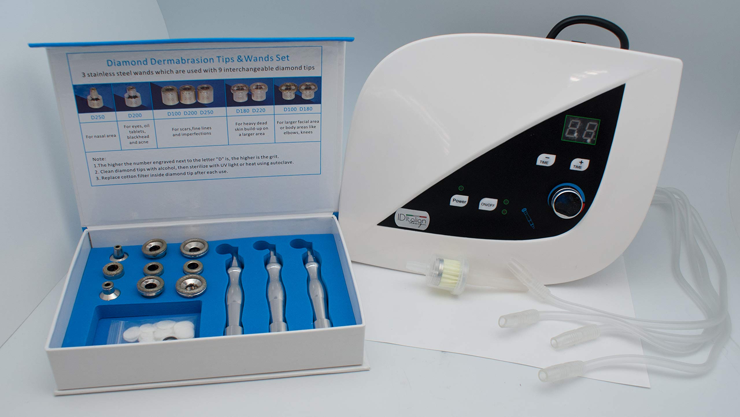 Italian Design Diamond Micropeel - Microdermoabrasion con Punta de Diamante | Limpiadores Faciales Electricos