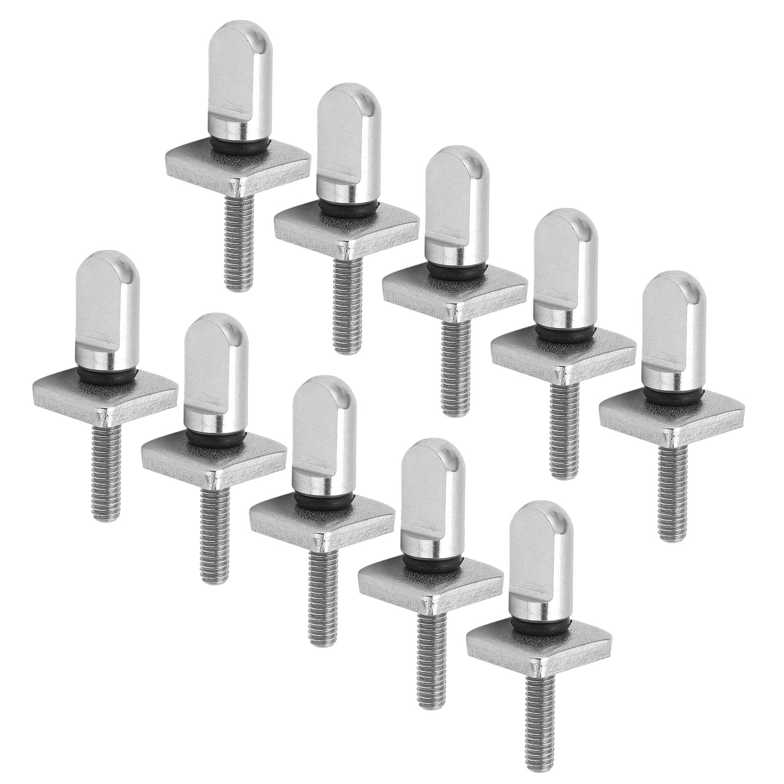 Gonetre Security Accessories 10pcs 316 Stainless Steel Fin Screw M4x19mm Rustproof Surfboard Screw for Longboards Veneer 8 * 8 * 2CM Wire and Cable