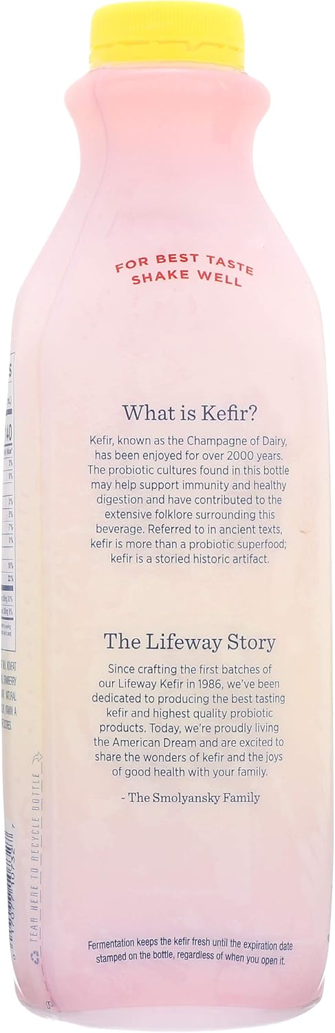 Lifeway Probiotic Low Fat Strawberry Banana Kefir