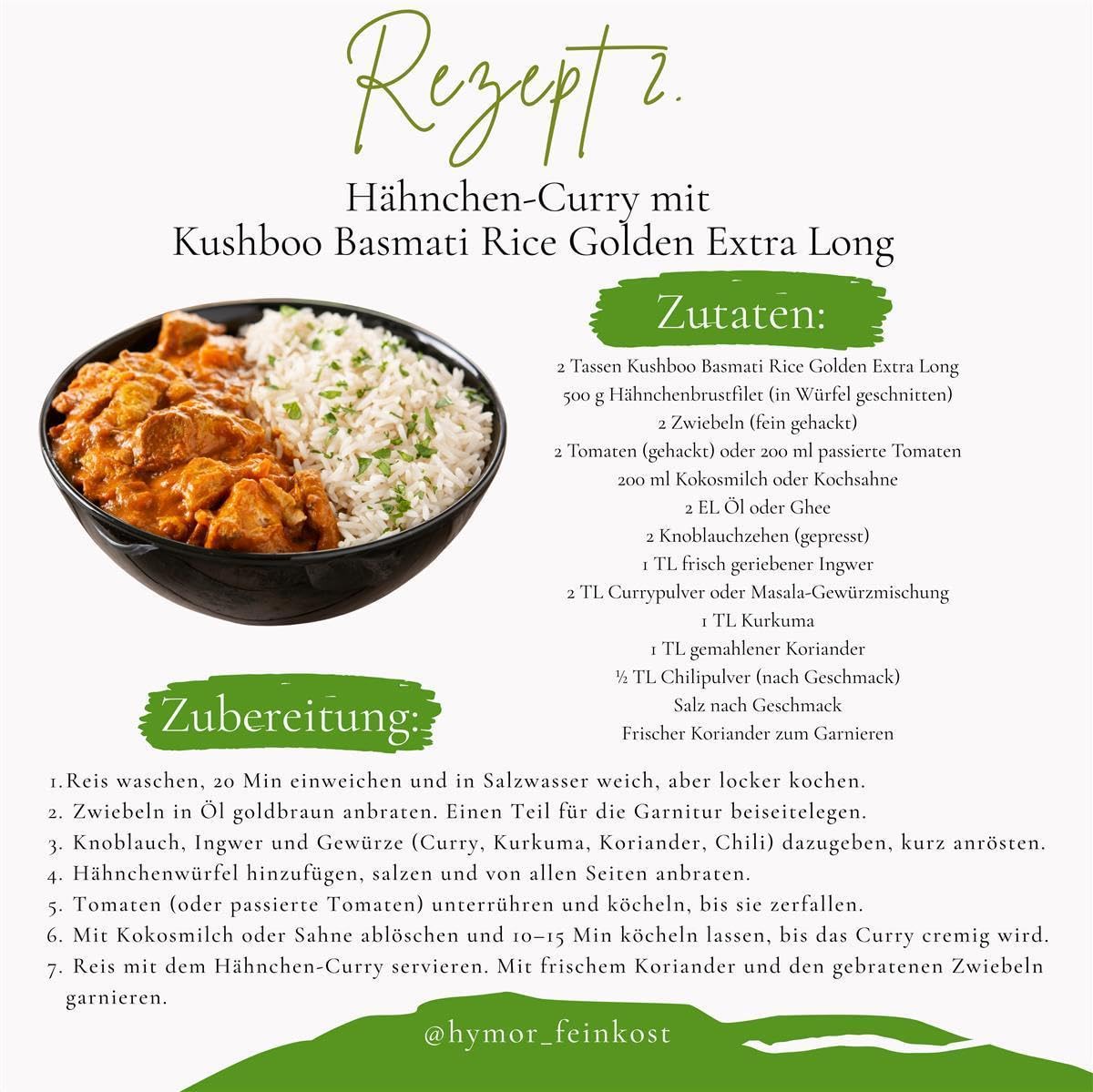Khushboo Gold Premium 1121 Basmati Reis - 2x 20 kg - indischer Langkornduftreis - ohne Zusätze & höchste Qualität - ideal für Reisgerichte mit Relish & Chutney - angebaut in der Himalaya Region