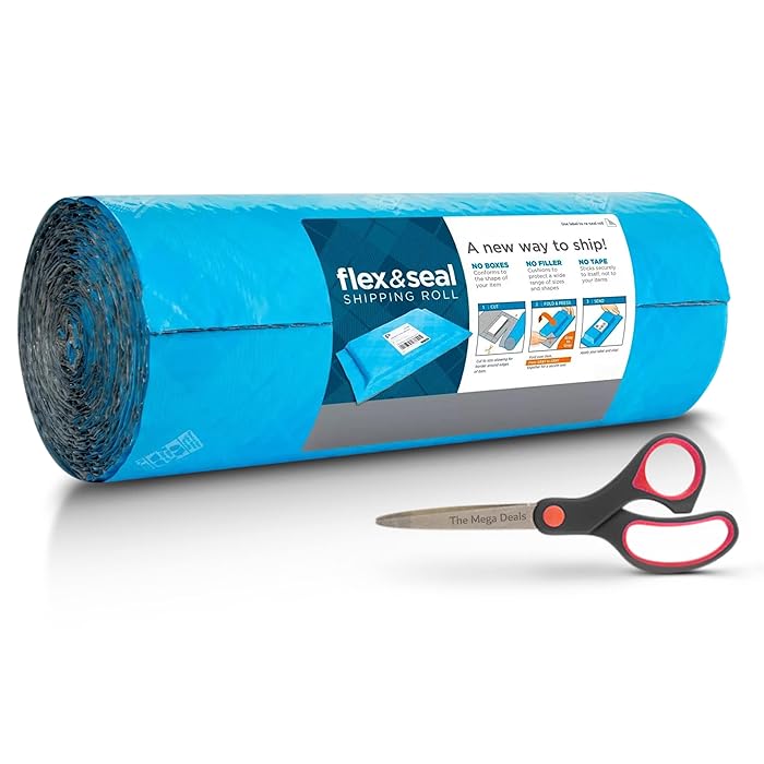 Buy Flex and Seal Shipping Roll 10 ft x 15 in, Easy Packaging