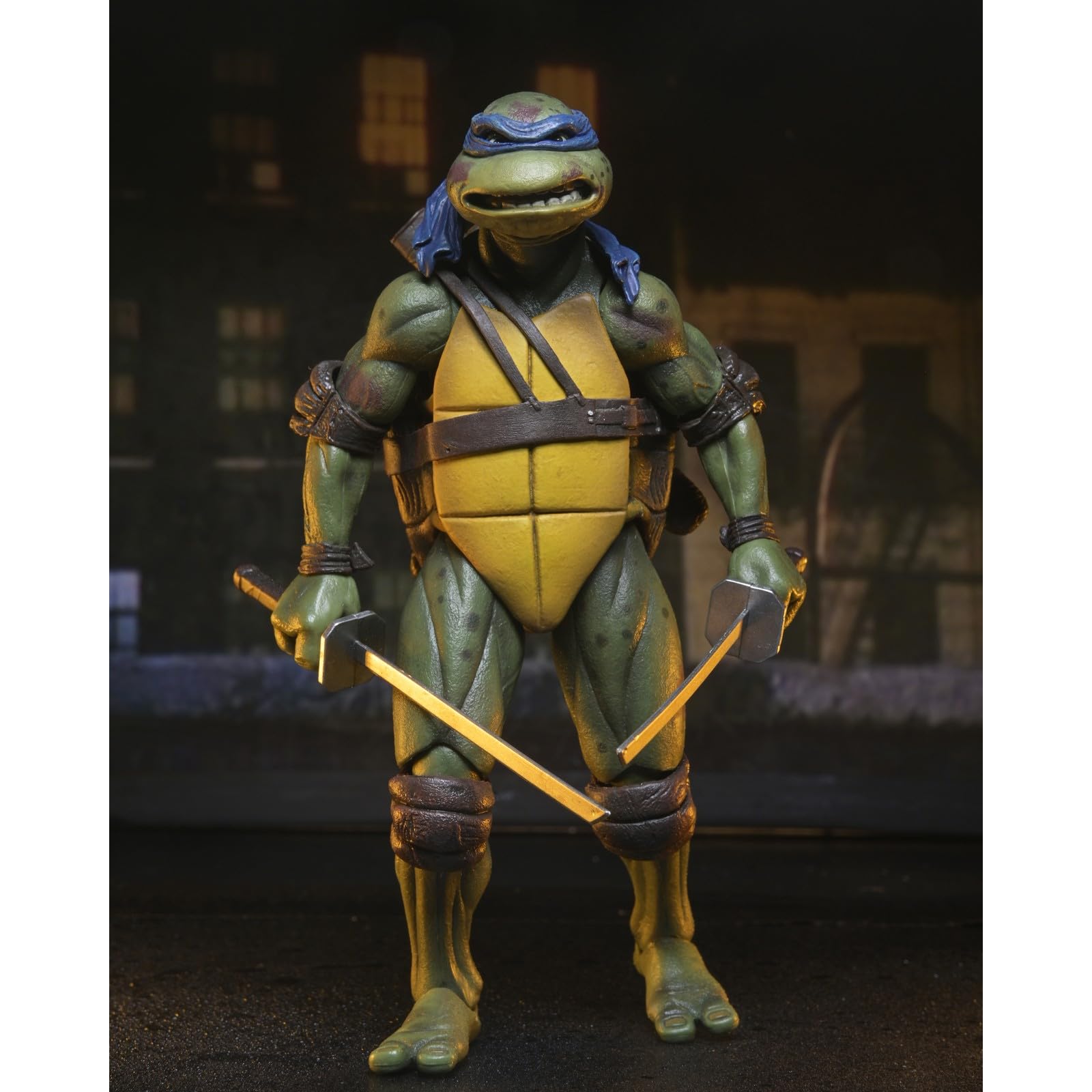 特撮 Neca - Figurine TMNT - 2-Pack Leonardo &amp; Shredder 18cm - 0634482540770 Leonardo vs Shredder Cartoon 2-Pack Teenage Mutant Ninja