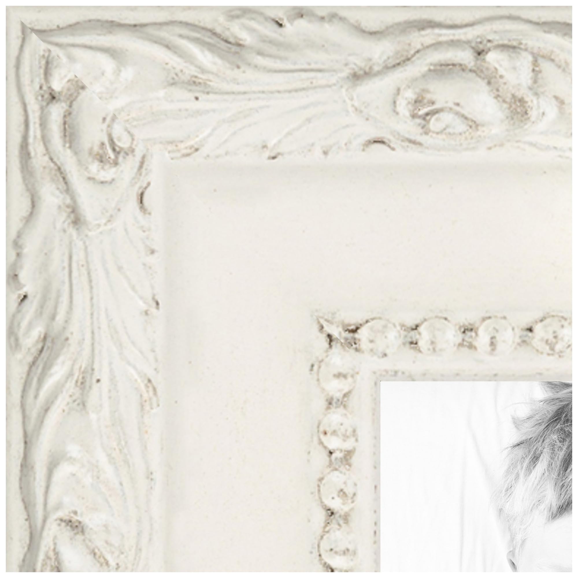 ArtToFrames 19x34 Inch White Picture Frame, This 1.50 Inch Custom Poster Frame is Classic White - Comes with Economy Acrylic and Corrugated Backing (2WOM0066-82214-202-19x34)