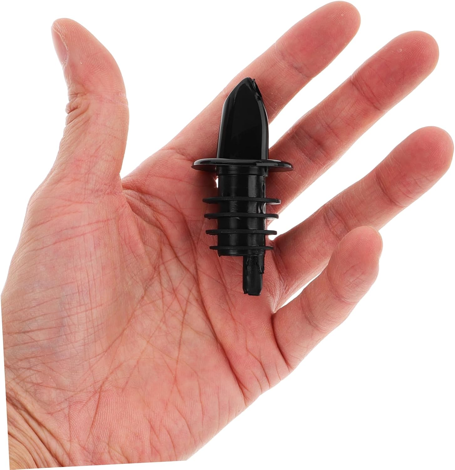 Ciieeo 36pcs Plastic Oil Nozzle Bottle Pourers for Spirits Liquor Oil Easy Install Spout Black for Kitchens Bars Clubs Restaurants