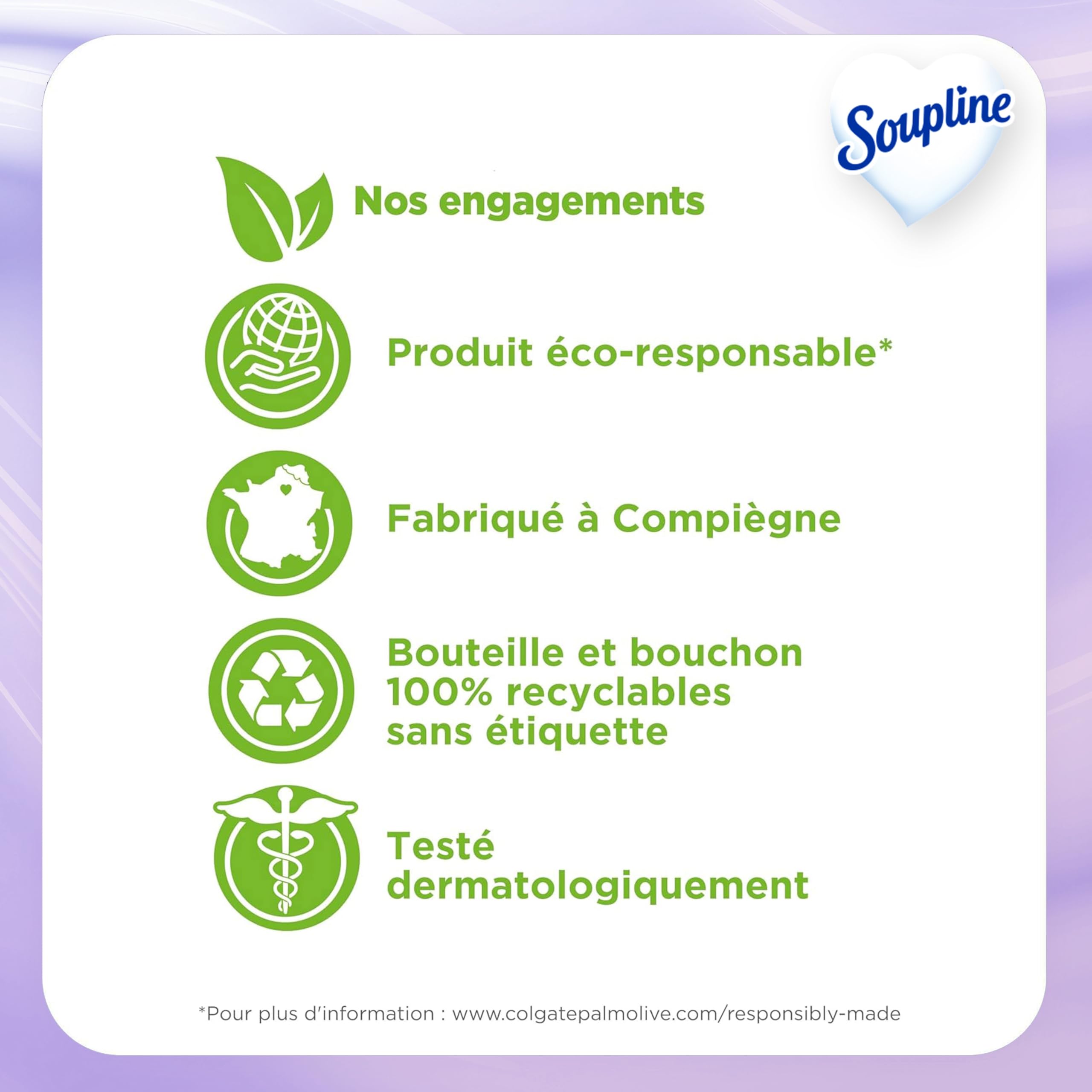 Suavizante de lino concentrado 3D con aroma a lavanda con extracto natural*, suavizante de ropa fórmula mejorada para más suavidad**, suavizante textil líquido, paquete de 3 x 1,35 L