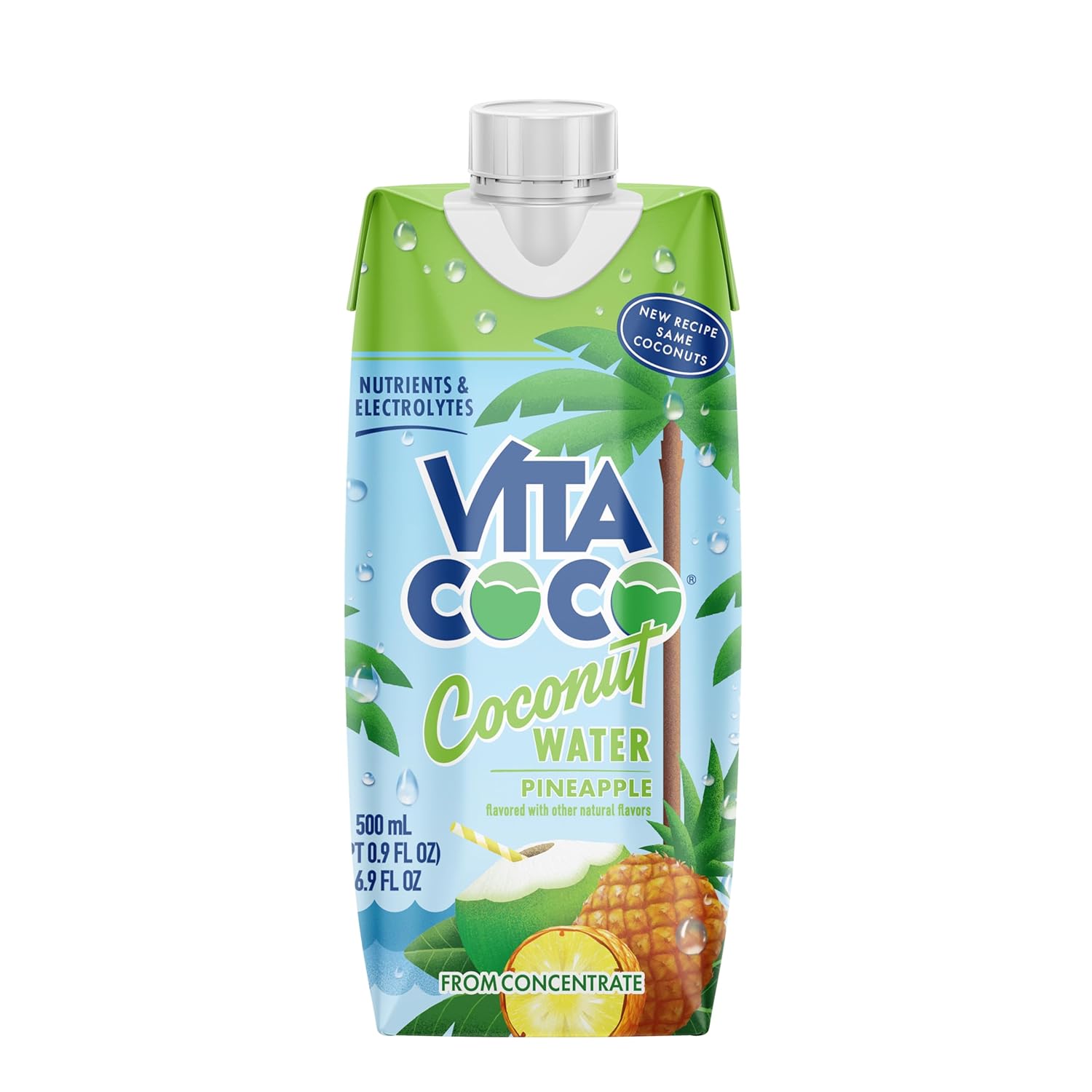 Vita Coco Pineapple Coconut Water 12PK, 16.9 FZ