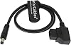 Alvin's Cables D-tap to DC Power Cable 12V 5.5mm2.1mm DC Coiled Cable for Canon C70, Atomos Shogun, Blackmagic Video Assist, SmallHD Indie 7, Right Angle DC