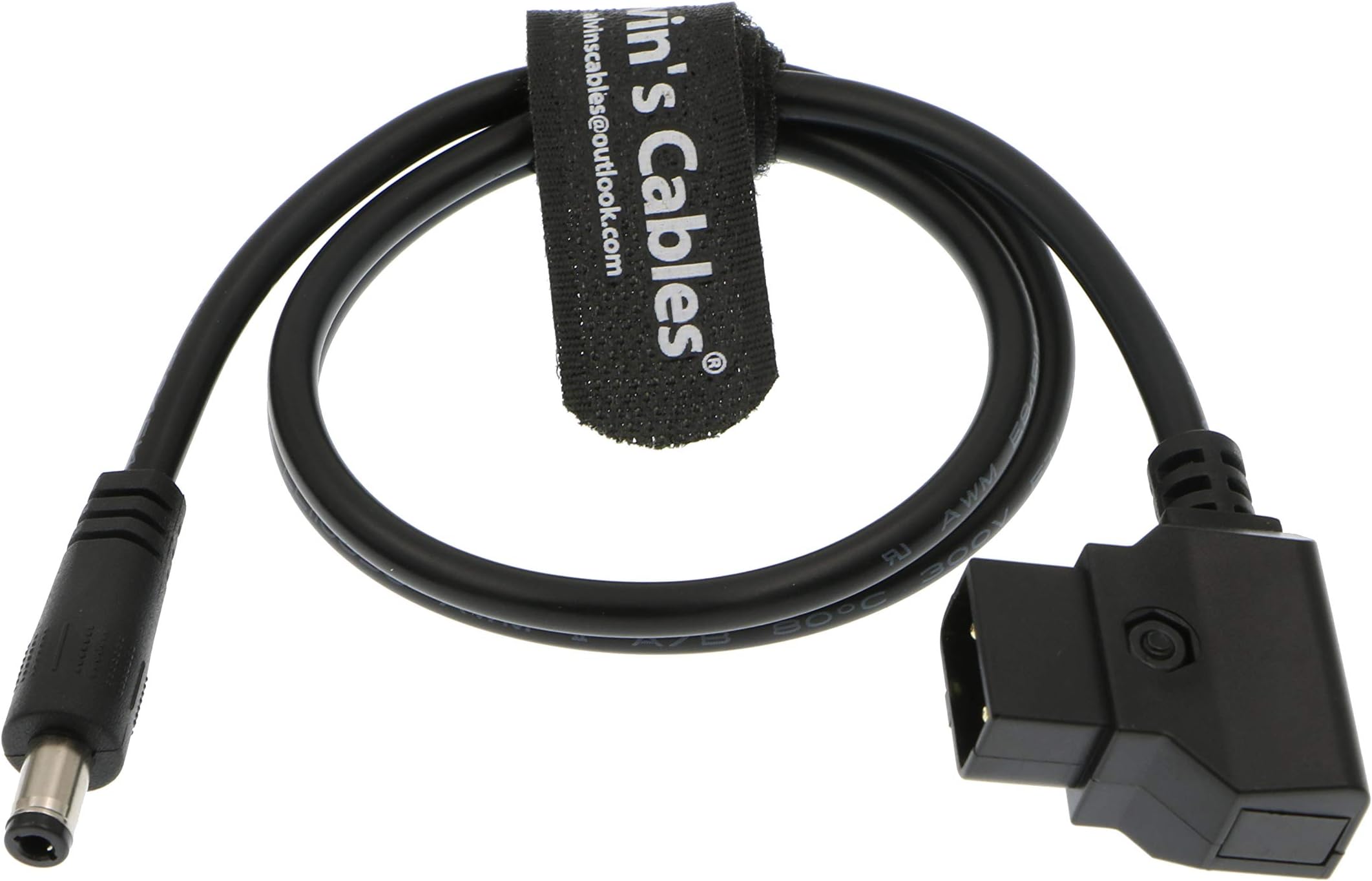 Anton Bauer Power Tap D-Tap to 2.1 DC 12v Cable for KiPRO LCD Monitors