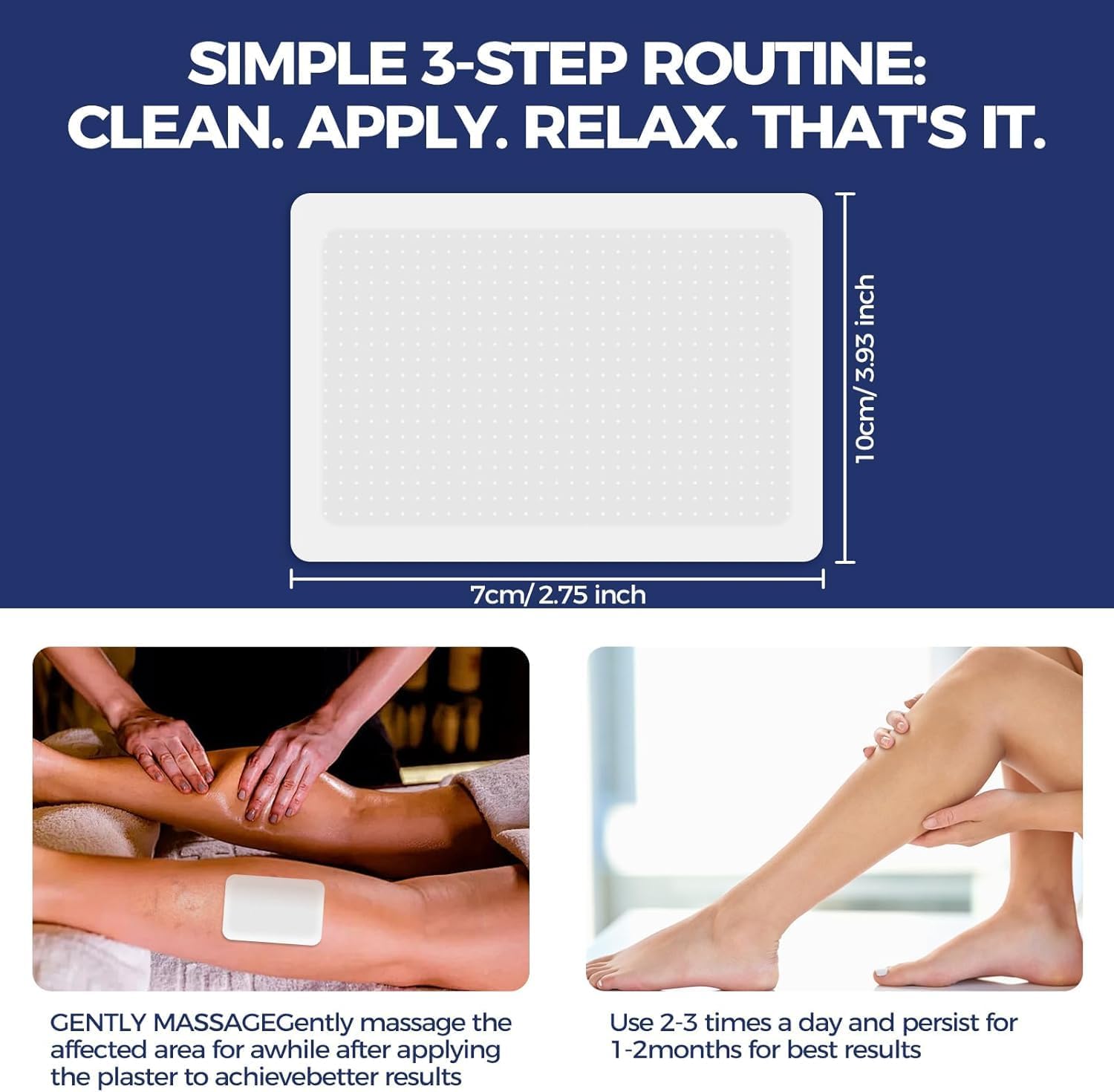 Vein Target Microdarts Patches for Legs, for All Skin Types -6 Box
