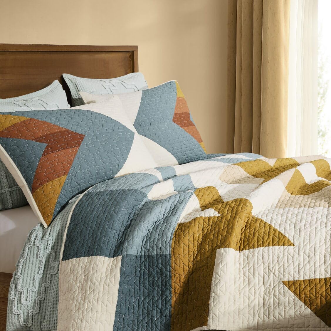 Amazon.com: Pendleton Full/Queen Quilt Set – 100% Cotton 3 Piece