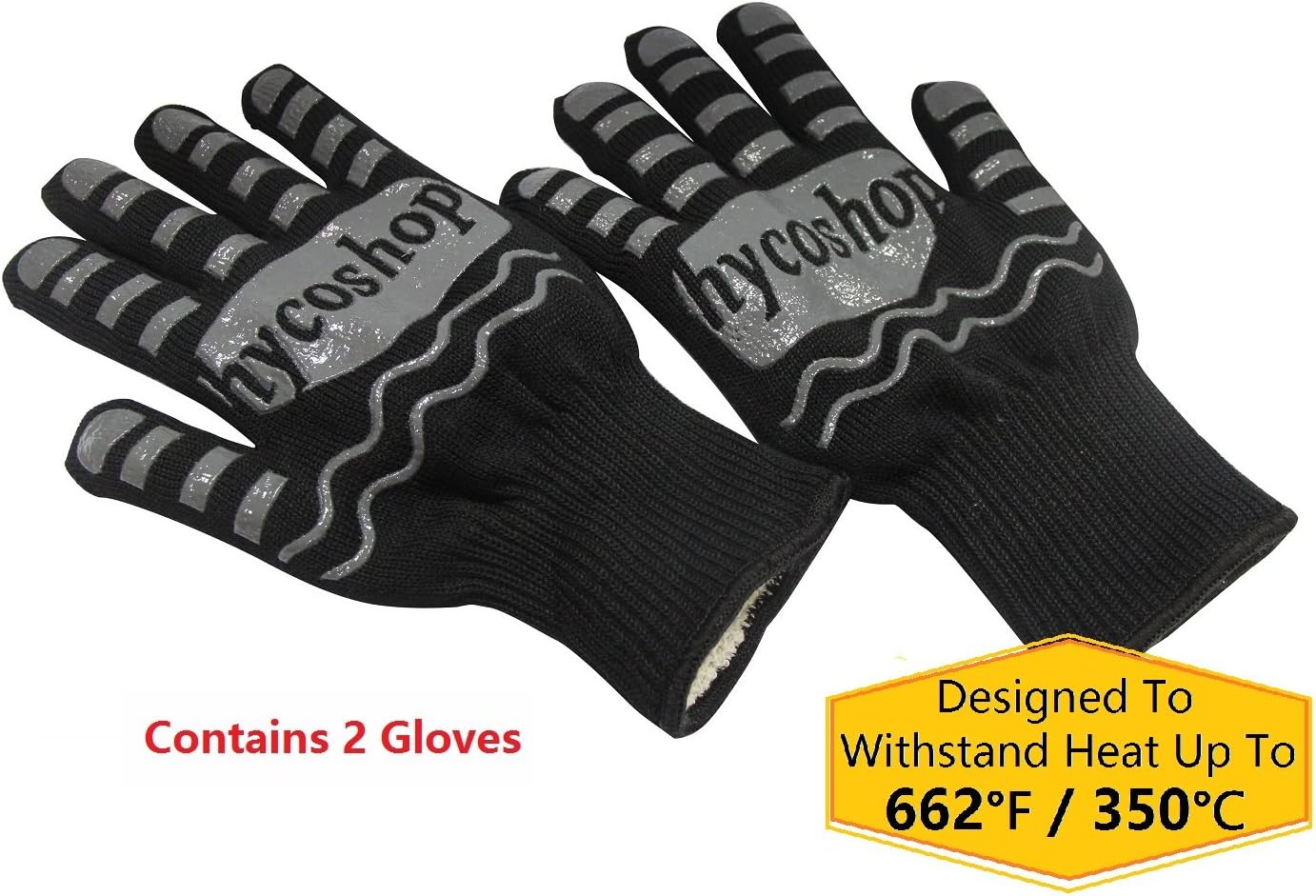 Hyco STH002 BBQ Gloves, Oven Gloves, Grill Gloves, Cooking