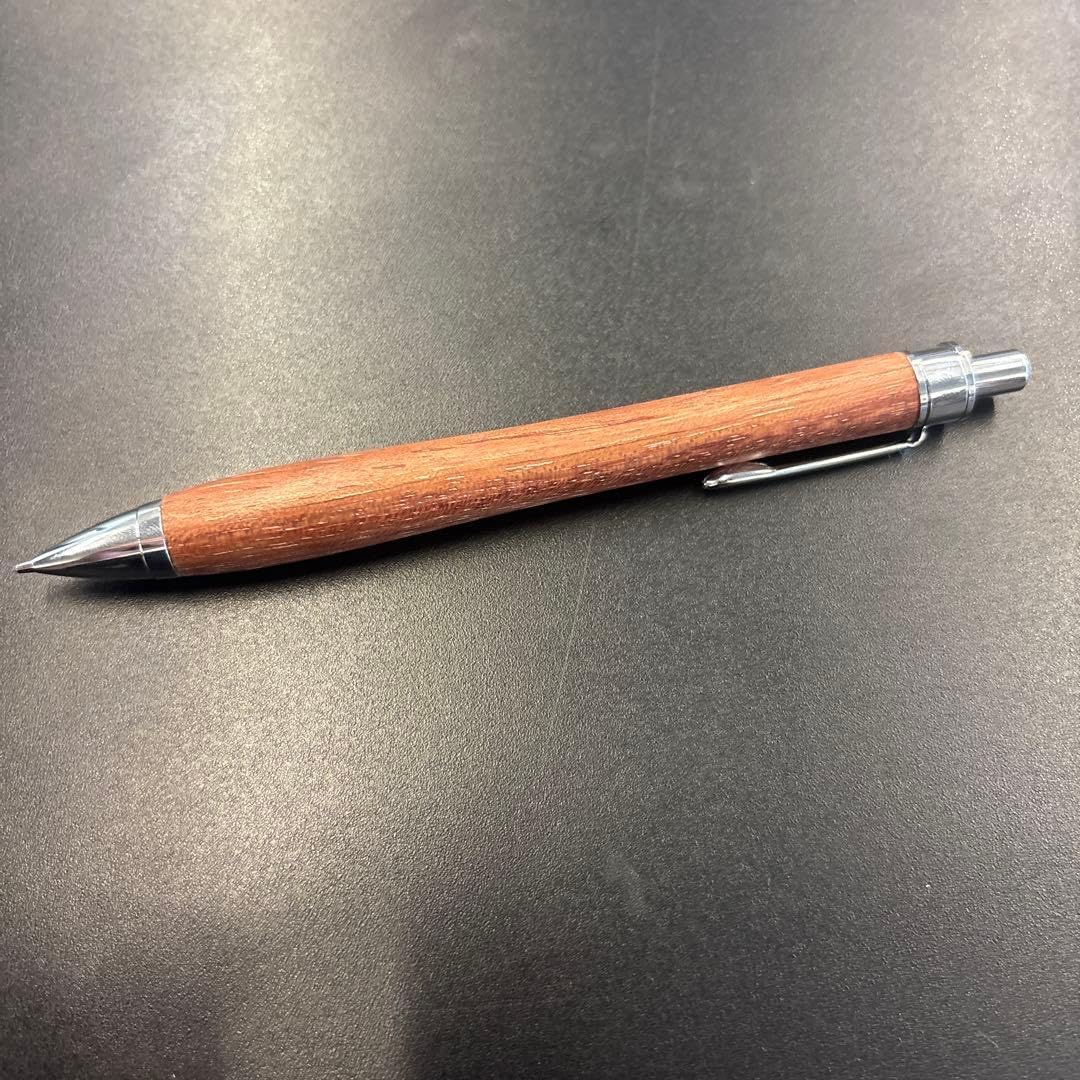 野原工芸 斑紋黒染色 シーオーク SANZ銀クリップ 固定式口金付属