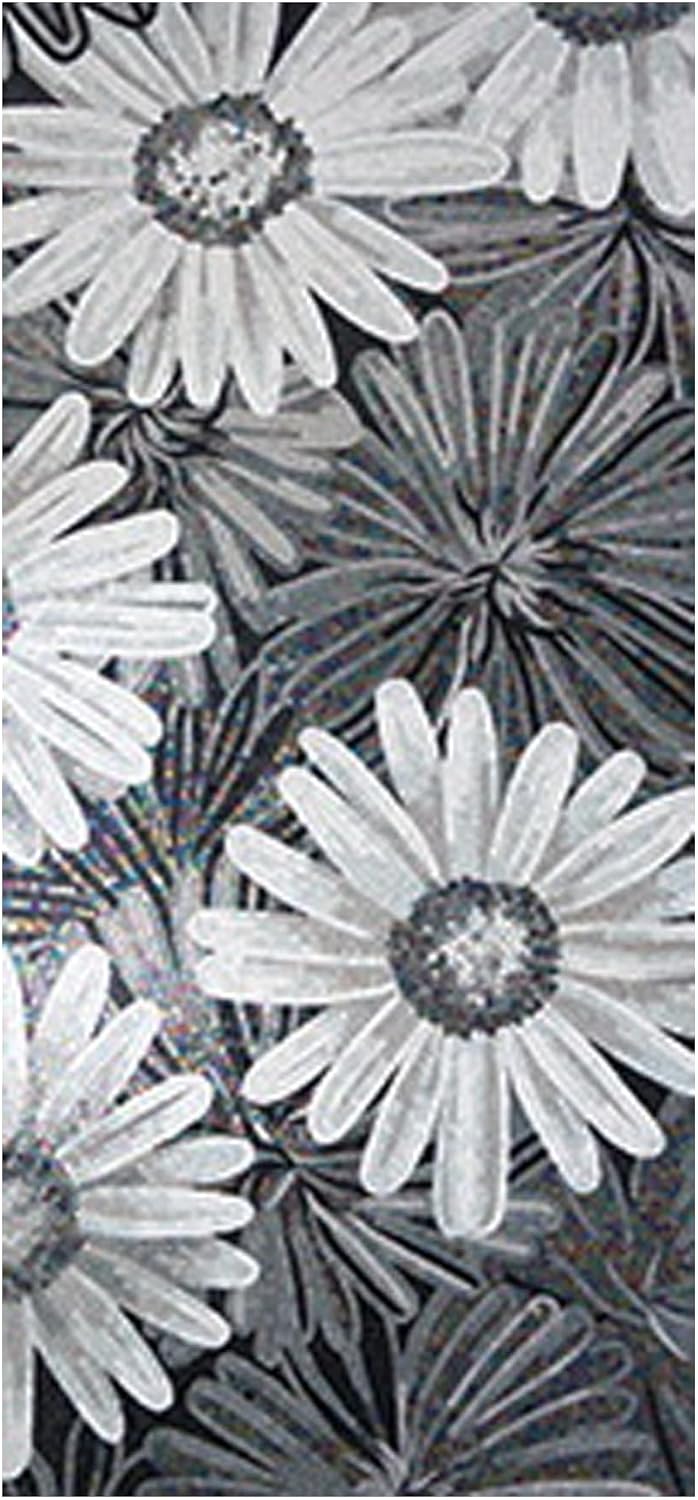 Daisies Glass Mosaic Wall Art, Handmade Floral Tile Mosaic Mural, Hand-Cut Botanical Glass Tile Artwork for Interior Wall Décor