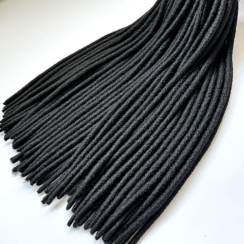 Supernova Hair 7 Pcs/pack Goddess Gypsy Locs Crochet Hair 24Inch Pre Looped Soft Faux Locs Dreadlock Crochet Braids Hair Extensions Synthetic Hair (24inch, Pack of 7 Pcs)