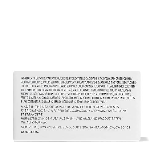 Miniatura 9 de goop Rubor en crema de belleza  Explosión de color transparente para labios y mejillas  Vitamina C, vitamina E y aceite de cártamo  Maquillaje