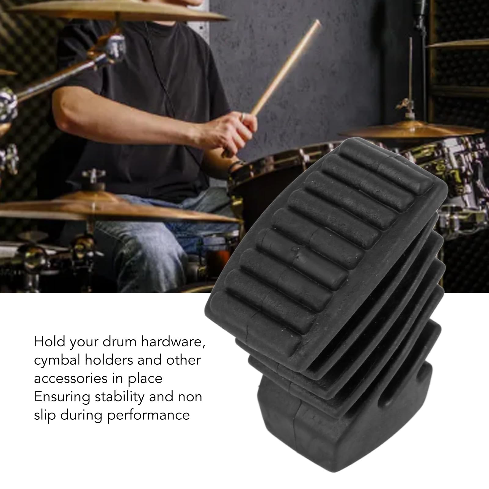 Tappeto Per Batteria ZXHH - Antiscivolo, Insonorizzato, 9mm Spessore, Per Studio E Casa - Foto 4