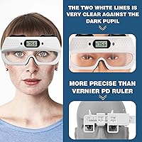 Vista 2 de Hanchen PD Meter Digital Pupilómetro de la regla de PD del metro de distancia de la pupila con el certificado del CE de la función de memoria