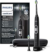 Vista 1 de Philips Sonicare Cepillo de dientes eléctrico recargable ProtectiveClean 6500 con estuche de viaje de carga y cabezal de cepillo adicional, negro