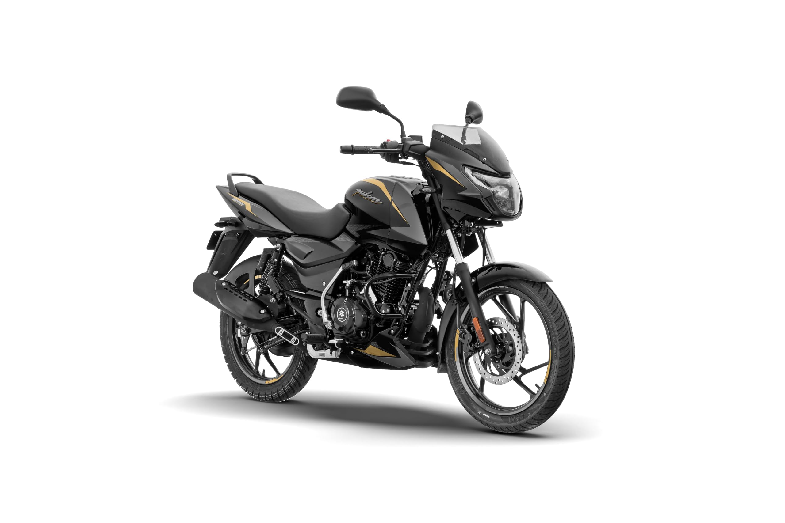 Bajaj Pulsar 125 Disc C&G Ebony Black Gold DKL Booking for Ex-Showroom Price