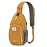 SKYSPER Sling Bag RFID Crossbody Sling Backpack Cross Body Shoulder Bag Travel Hiking Daypack for Women Men(Apricot)